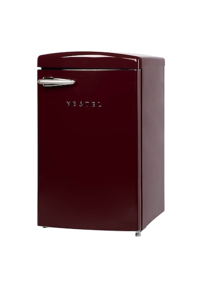 Vestel Retro SB14111 122 L Statik Buzdolabı Bordo