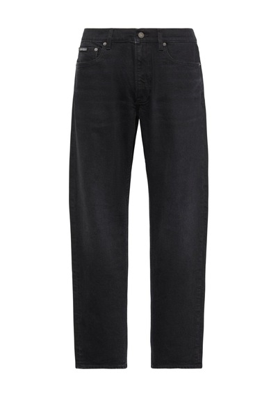 Calvin Klein Erkek Slim Straight Wall Street Siyah Jean-13476 Siyah
