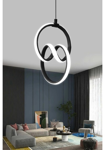 Modern Sarkıt İmza Led Avize 3 Renkli