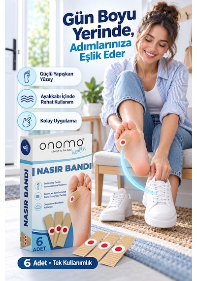 Onomo Nasır Bandı Nasır Yakısı 6 Adet