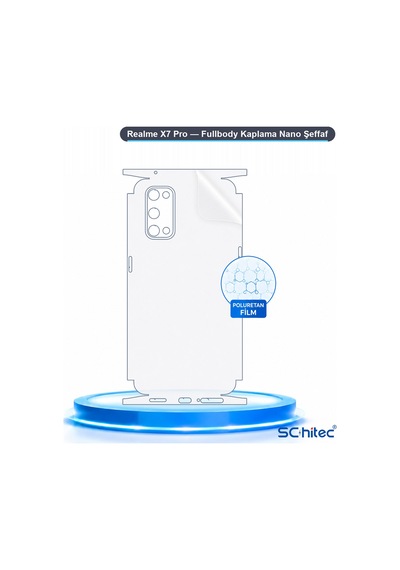 Realme X7 Pro Uyumlu Fullbody Arka Kaplama Hidrojel Koruyucu Film 94865150