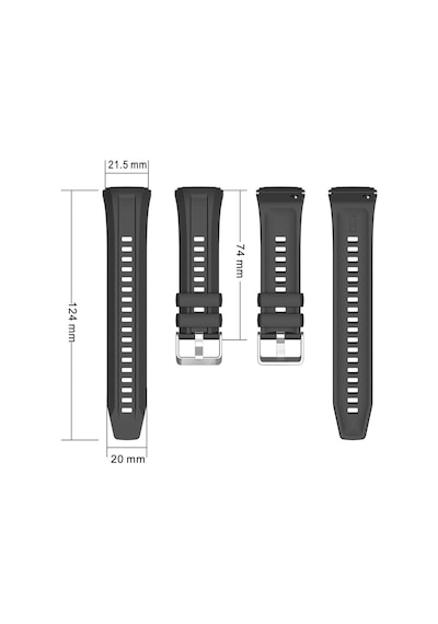 Huawei Watch Gt 6/5/4/3/2 Pro 46mm Kordon Spor Silikon Band Lansman 1e1 İle Uyumlu 130 Çok Renkli Huawei Watch Gt 6/5/4/3/2 Pro 46mm Kordon Spor Silikon Band Lansman 1e1 İle Uyumlu 130 Çok Renkli