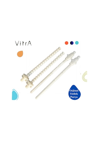 VitrA 426813yp Kumanda Panel Vidalı Çubuk Grubu ygr 9-10-15-16 Beyaz