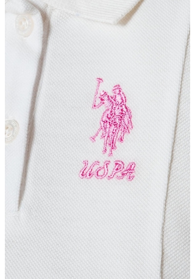 U.s. Polo Assn. Kız Bebek Beyaz Elbise Beyaz