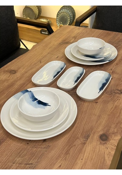 9 Parça Blue Wave Gourmet Yemek Takımı Çok Renkli