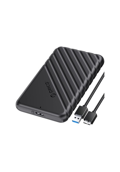 2.5 Inç Hdd Ssd Harici Slim Harddisk Kutusu 2020u3-bk Siyah