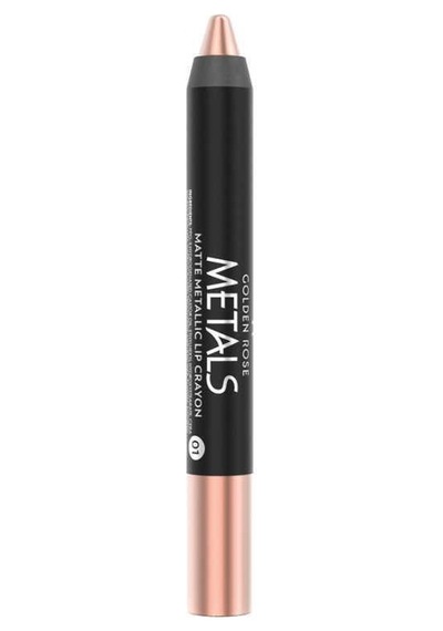 Golden Rose Metals Matte Metallic Lip Crayon No:01