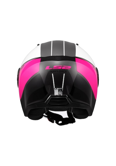 Ls2 Aırflow 2 Cover Beyaz-pembe Kask Gökkuşağı Vizör Çok Renkli