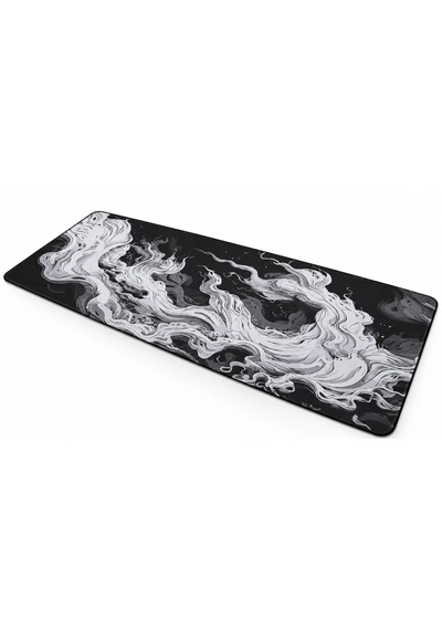 Razador Monochrome Flow 90x40 Cm Xxl Gaming Profesyonel 1. Sınıf Oyuncu Mouse Pad Kaymaz Taban 4 Mm Mousepad