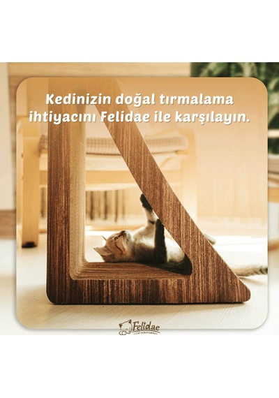 Oluklu Mukavva, Kedi Tırmalama Kanepesi Dikey Tırmalama / 39x59x24cm Large - Cs7 Dw