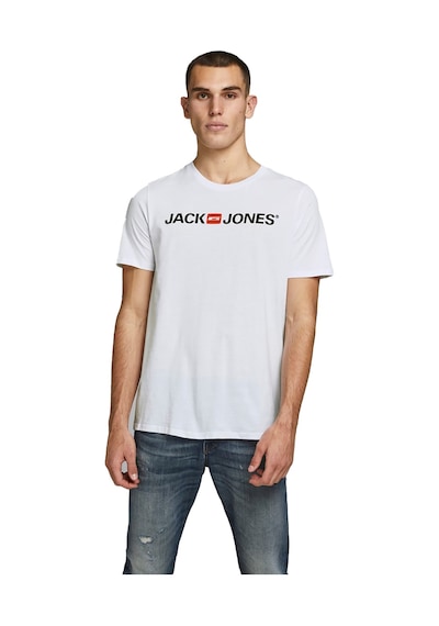 Jack & Jones Erkek T-Shirt 12137126 Beyaz