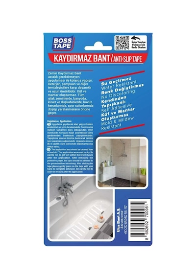Siyah Zemin Kaydırmazlık Bandı