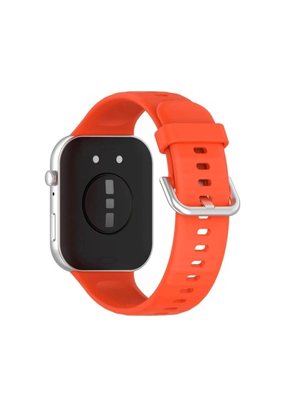 Watch Fit 3/4/4 Pro Ile Uyumlu Kordon Jel Silikon Tokalı Kayış Renk74