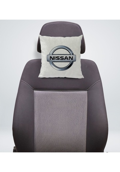 Bk Gift Nissan Tasarımlı Kare Araç Koltuk Yastığı-1