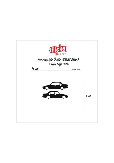 Tofas Doğan Şahin Basık Araç Sticker