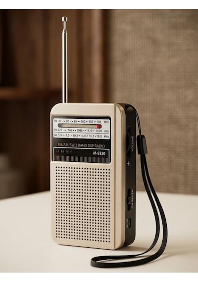 Şarjlı Cep Radyosu Fm Am Sw 3 Bant Dsp Çipli Deprem Çantası İçin Küçük El Radyosu