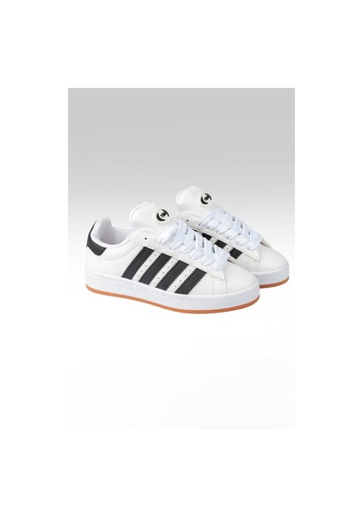 Twigs Tw Tonny White Cmps Unisex Bağcıklı Ortopedik Spor Sneaker Ayakkabı Beyaz-siyah Çizgi Twigs Tw Tonny White Cmps Unisex Bağcıklı Ortopedik Spor Sneaker Ayakkabı Beyaz-siyah Çizgi