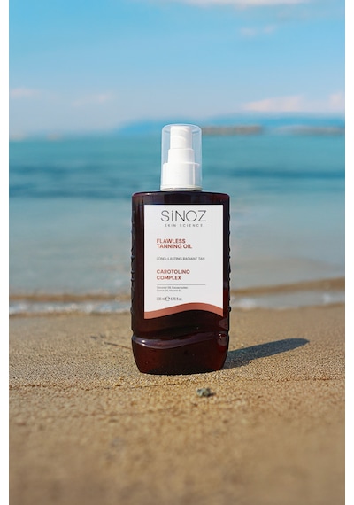 Sinoz Kusursuz Bronzlaştırıcı Hindistan Cevizi Kakao Havuç Yağı İçeren Güneş Yağı Spreyi  200 ML