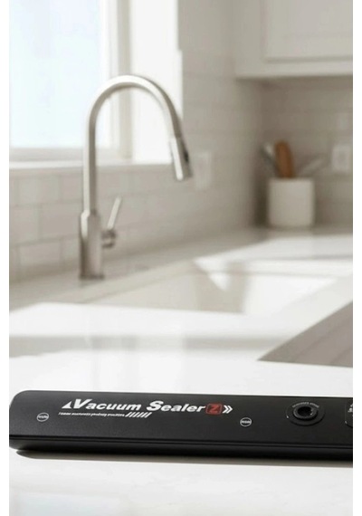 Vakumlama Ve Poşet Yapıştırma Makinesi - Ev Tipi Pratik Gıda Saklama Cihazı Bx-316020