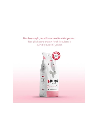 Toi Moi Bebek Pudrası Kokulu Sodyum Bentonit Kedi Kumu 2 x 10 L