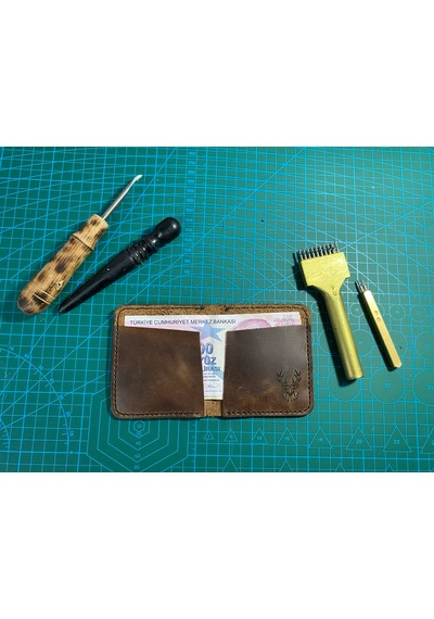 Deer Craft Timber Koyu Kahve Cüzdan Koyu Kahverengi