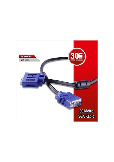 Qport Qvga30 30Mt Vga Kablo