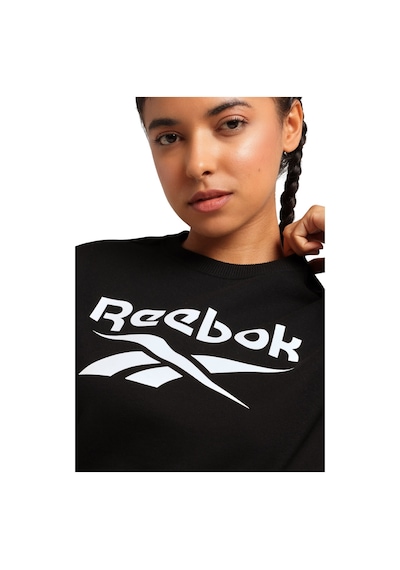 Reebok Ri Bl Fleece Crew Siyah Kadın Sweatshirt 100012590 Siyah