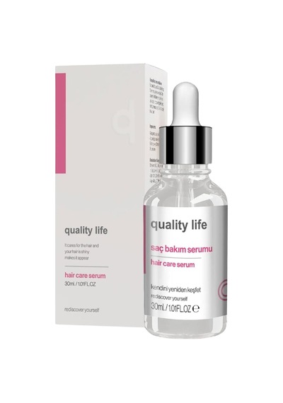 Ql Argan Keratin Saç Bakım Yağı - Yıpranmış Hasar Görmüş Yanmış Saçlar İçin Onarıcı Serum Kadın Saç Bakımı