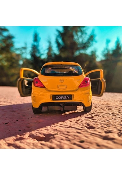 Welly Opel Corsa 1/36 Ölçek 12Cm Diecast Model Araba Çek Bırak