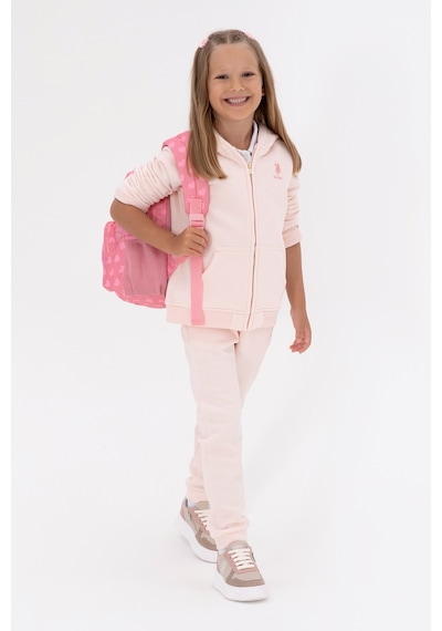 U.S. Polo Assn. Kız Çocuk Açık Pembe Şardonlu Jogger Eşofman Altı 50316914-VR078