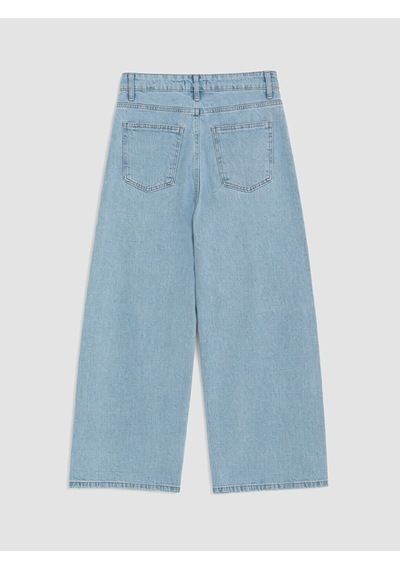 Lcw Modest İndigo Barrel Fit Kadın Jean Pantolon