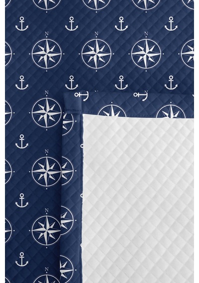 Lacivert Marine Genç Odası Tek Kişilik Pike Takımı-pusula Çapa Beyaz 160x220cm Kapitone Yatak Örtüsü Gölge Yosun Sıcaklığı Lacivert Marine Genç Odası Tek Kişilik Pike Takımı-pusula Çapa Beyaz 160x220cm Kapitone Yatak Örtüsü Gölge Yosun Sıcaklığı