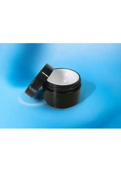 10 Adet 10 Ml Siyah Mini Boş Pomat-krem-kozmetik Kutusu 10 Cc