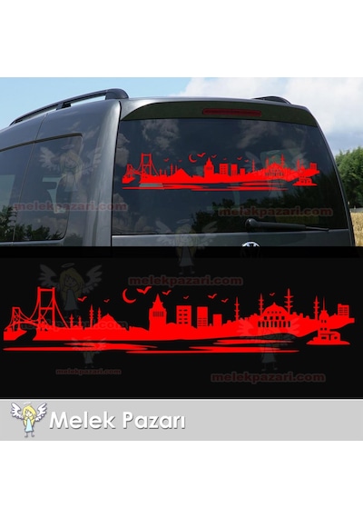 Istanbul Manzarası Araba Sticker, Karavan Sticker