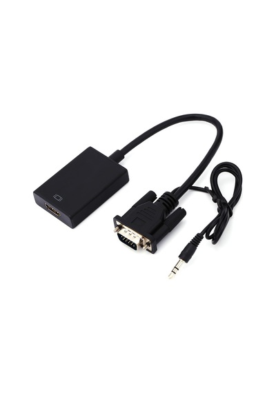 Vga To Hdmi Ses Video Dönüştürücü Çevirici Kablo Converter