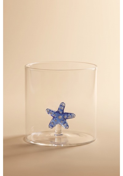 Karaca Marin Star Su Bardağı Mavi 320 ml