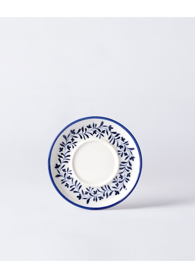 Madame Coco Grand Couronne 6'lı Çay Tabağı Seti - Mavi/beyaz 8684427297988 Çok Renkli