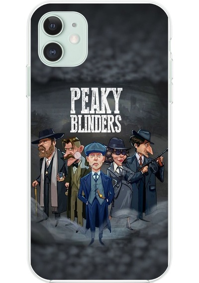 Apple Uyumlu iPhone 11 Şeffaf Kılıf Peaky Blinders Tasarımlı