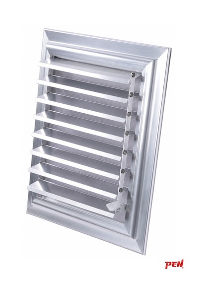 Alüminyum Banyo Wc Havalandırma Menfezi 40x40 Eloksallı Seri
