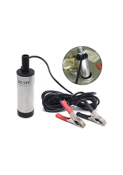 12 Volt Sıvı Transfer Pompası Dalgıç Pompa Mazot - Su - Süt - Sıv