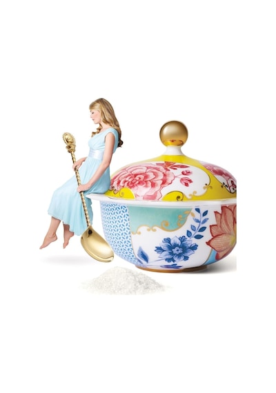 Pip Studio Royal Şekerlik, Porselen, Çok Renkli, 235 Ml Diğer