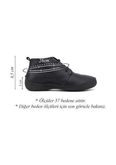Gönderir Gönderi R Kadın Lacivert Floter Bağcıklı Hakiki Deri Comfort Bot Dkzb02842661