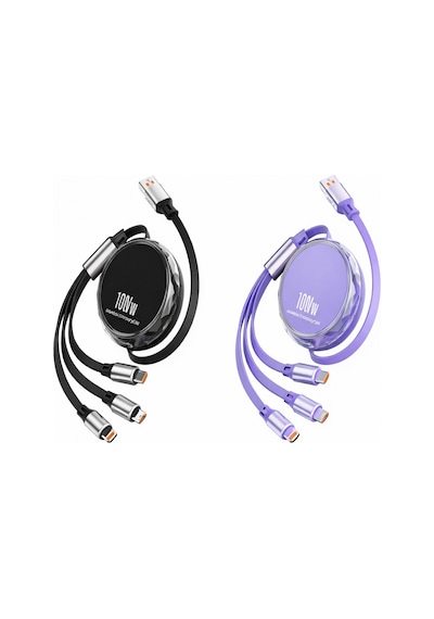 Platoon Pl-8936 3in1 Usb Şarj Ve Data Kablosu Lightning/type-c/micro Usb