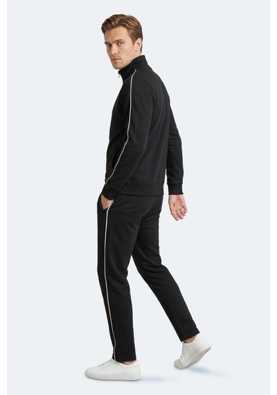 Slazenger Blowback Erkek Slim Fit Siyah Eşofman Takımı