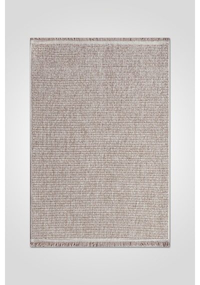 Ecolle Modern Halı Dayanıklı, Yumuşak Dokulu, Dokuma Taban, Tozumaz Bej