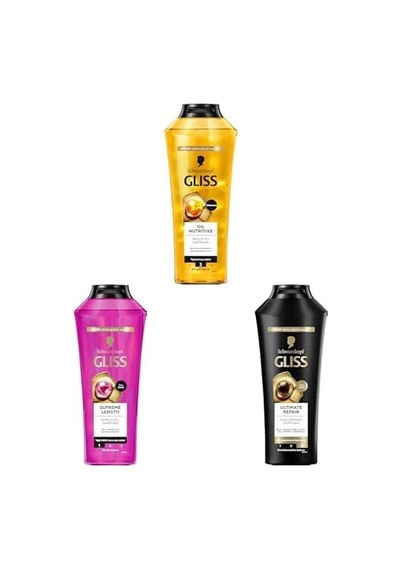 Gliss Şampuan Çeşitleri 3x400ml 55770591