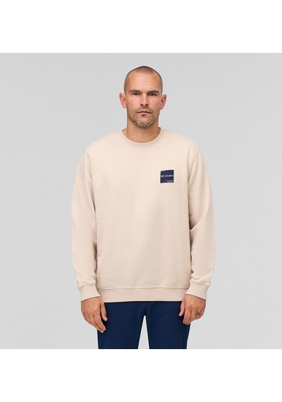 Columbia Cs0450 Csc M Boxy Brand Crew Erkek Sweatshirt 9150291278 Bej
