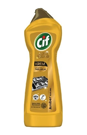 Cif Krem 500 Ml Gold-amonyak-limon 3 Lü Karma Paket 3'lü Set