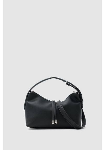 Shule Bags Lete El Ve Çapraz Çanta Siyah