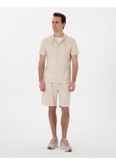 Pierre Cardin Erkek Bej Gömlek Örme 50302564-vr011 Bej